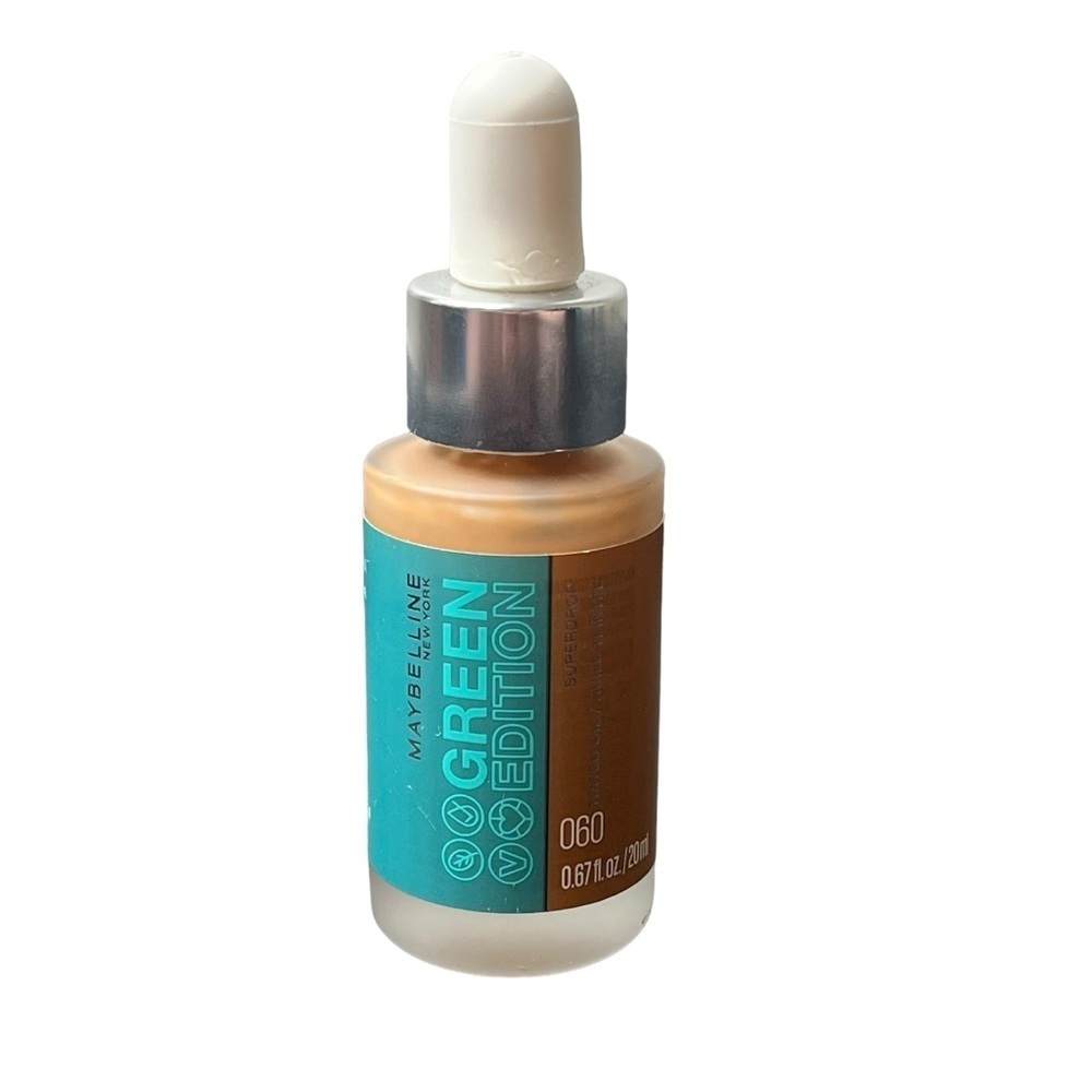 Maybelline Superdrop Tinted Oil Foundation 060 Green Edition Vegan Clean Beauty